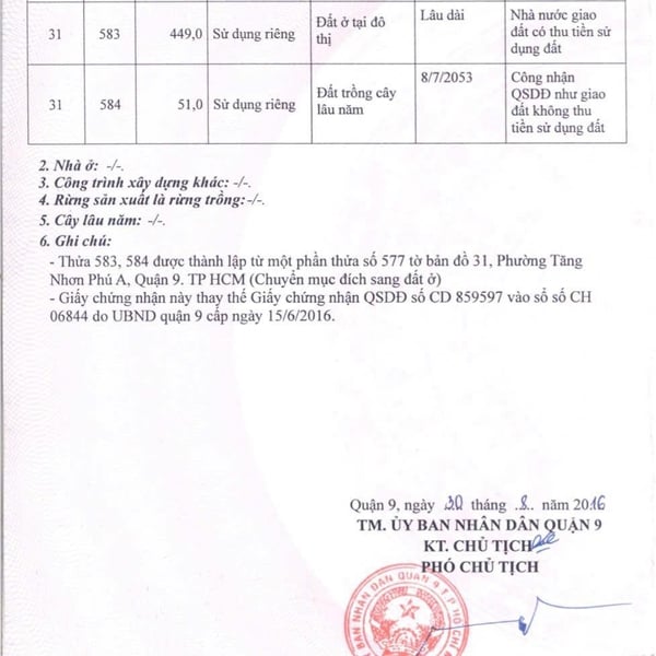 Bán nhà 485 Lê Văn Việt, P. Tăng Nhơn Phú, Quận 9