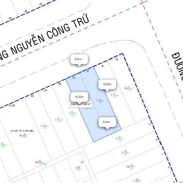 Bán nhà 81 - 83 Nguyễn Công Trứ, P. Sài Gòn, Quận 1