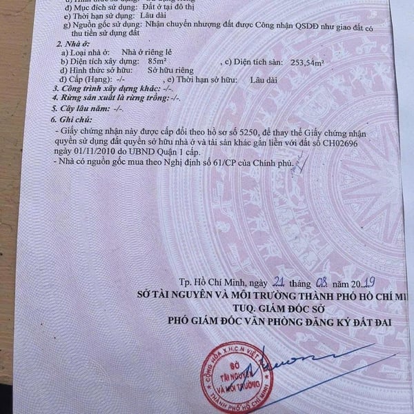 Bán nhà 96 - 98 Bùi Thị Xuân, Phường Bến Thành, Quận 1