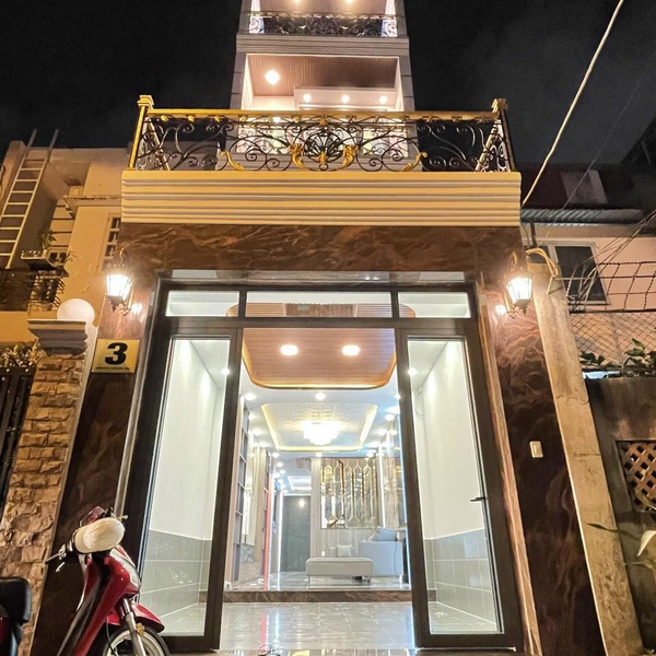 Nhà 5 tầng mặt tiền đường số Tân Kiểng 4m x 21m