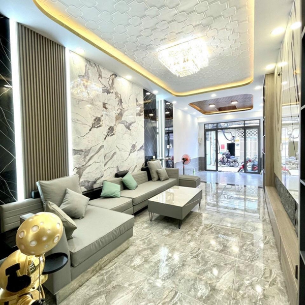 Nhà 5 tầng mặt tiền đường số Tân Kiểng 4m x 21m