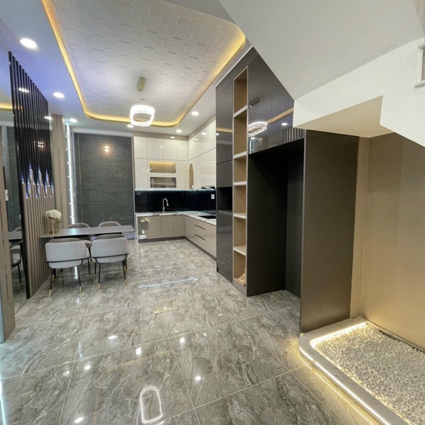 Nhà 5 tầng mặt tiền đường số Tân Kiểng 4m x 21m