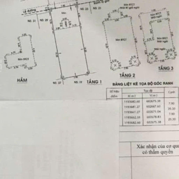 Bán nhà 25 - 27 Đặng Dung, P. Tân Định, Quận 1