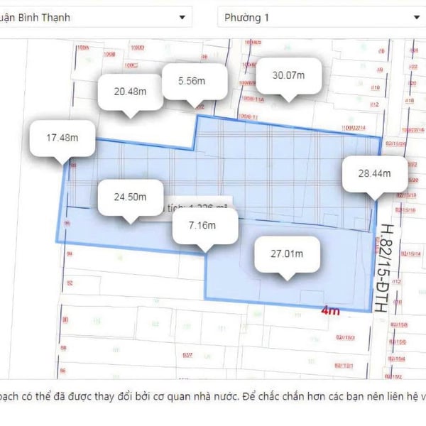 Bán toà nhà mặt tiền 90 - 92 Lê Văn Duyệt, Phường Gia Định, TP.HCM