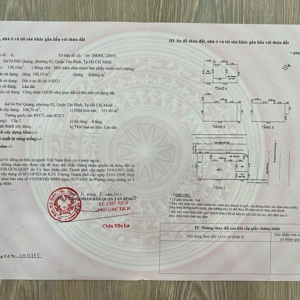 Bán nhà 46 Huỳnh Lan Khanh, P. Tân Sơn Hoà, Quận Tân Bình