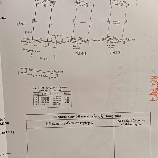 Bán nhà 311 đường D5, Phường Thạnh Mỹ Tây, Quận Bình Thạnh