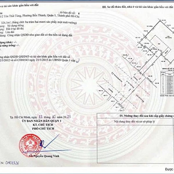 Bán nhà 88 - 90 - 90/2 Tôn Thất Tùng, Phường Bến Thành, Quận 1