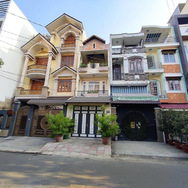 Nhà 4 tầng mặt tiền đường số Tân Quy 4m x 19,5m