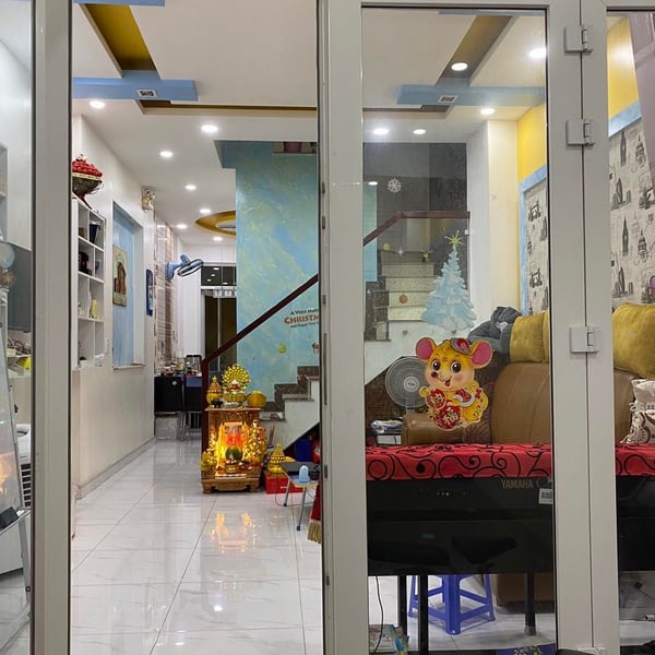 Nhà 4 tầng hẻm Xe hơi đường số 1 , Bình Thuận 4m x 18m