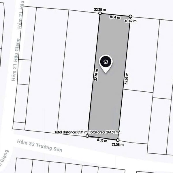 Bán nhà 15 Hậu Giang, P. Tân Sơn Nhất, Quận Tân Bình