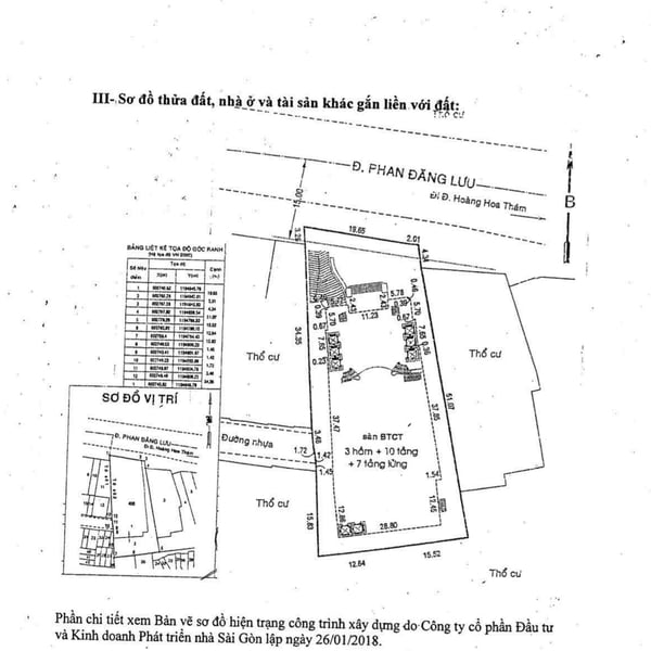 Bán tòa nhà 45 - 47 Phan Đăng Lưu, Phường 3, Quận Bình Thạnh