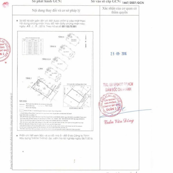 Bán toà nhà 12 Phạm Đình Toái, Phường Võ Thị Sáu, Quận 3