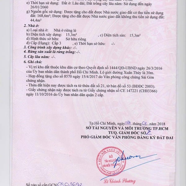 Bán toà nhà 92 Xuân Thủy, P. Thảo Điền, Quận 2