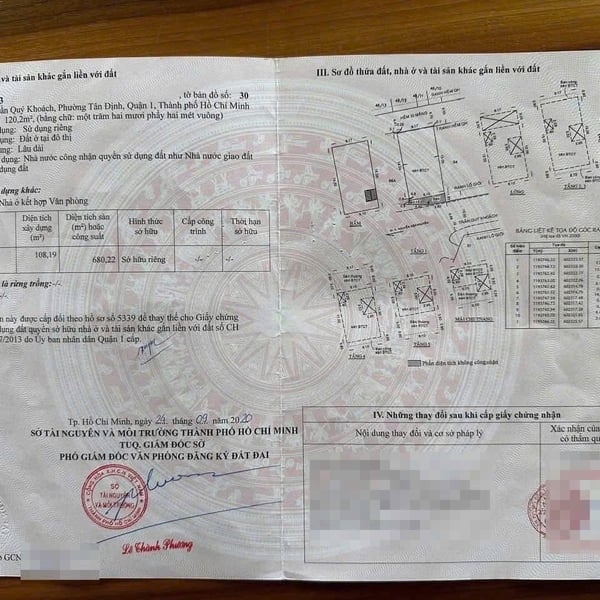 Bán nhà 56 Trần Quý Khoách, Phường Tân Định, Quận 1