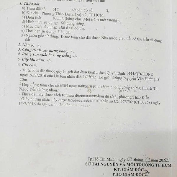 Bán biệt thự 191B Nguyễn Văn Hưởng, P. Thảo Điền, TP. Thủ Đức