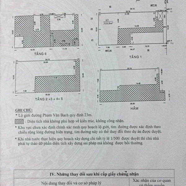Bán toà nhà 485 - 487 Phạm Văn Bạch, P. Tân Bình, Quận Tân Bình