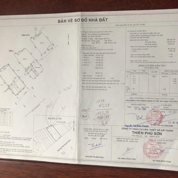 Bán nhà 16 - 18 Trần Quốc Hoàn, Phường Tân Sơn Nhất, Quận Tân Bình