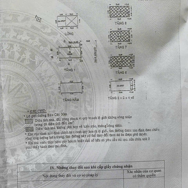 Bán khách sạn 160 - 162 Bàu Cát, P. Tân Sơn Nhất, Quận Tân Bình