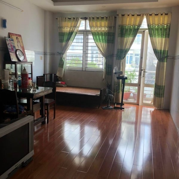 Nhà 3 tầng mặt tiền hẻm 793 Trần Xuân Soạn, KDC Kiều Đàm  4,65m x 22m nở hậu 4,86m