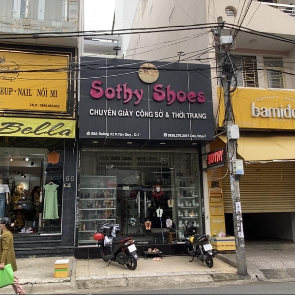 Nhà mặt tiền đường 37, tân quy 4m x 20m