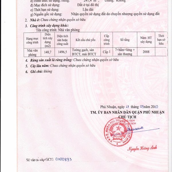 Bán toà nhà 37A Phan Xích Long, P3, Quận Phú Nhuận