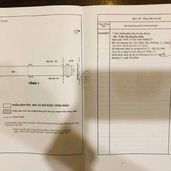 Bán nhà 223 - 225 - 227 - 229 - 231 - 233 Cộng Hoà, P. Tân Bình, Quận Tân Bình