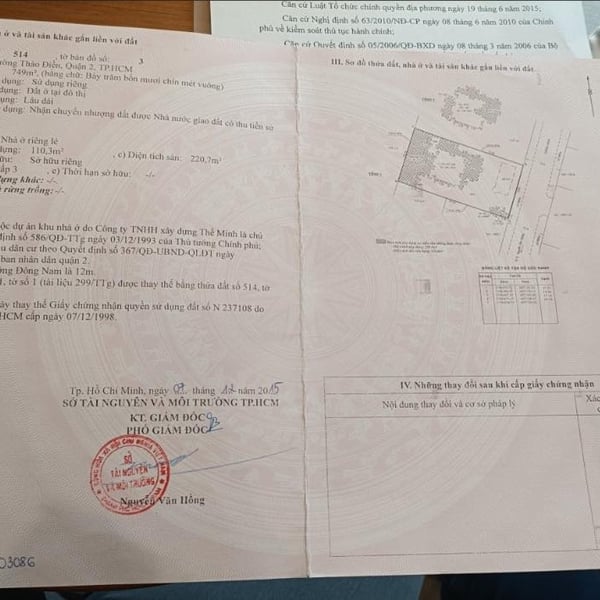 Bán biệt thự 189C1/1 Nguyễn Văn Hưởng, P. Thảo Điền, Quận 2