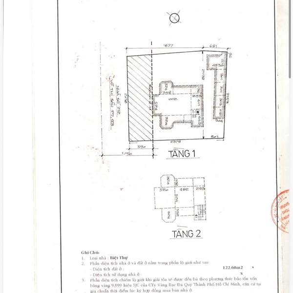 Bán biệt thự 212 - 212A Võ Thị Sáu, P. Xuân Hoà, Quận 3