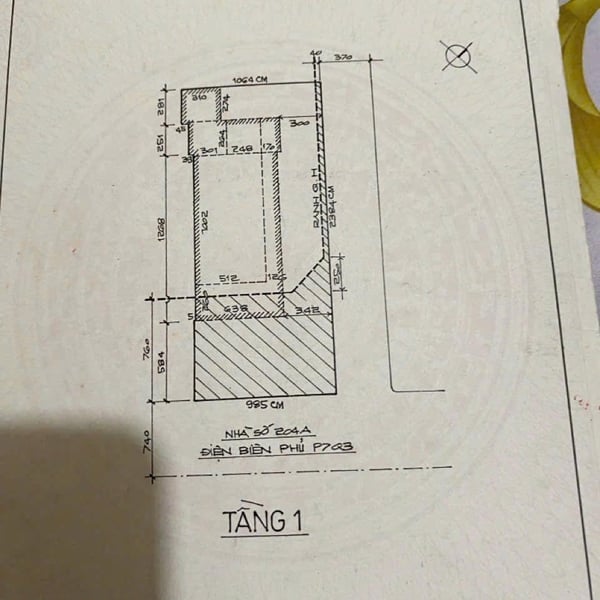 Bán nhà 204A Điện Biên Phủ, P. Xuân Hoà, Quận 3
