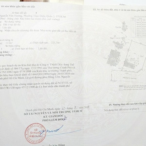 Bán biệt thự 189C1 Nguyễn Văn Hưởng, Thảo Điền, Quận 2