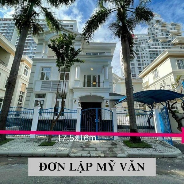 Biệt thự đơn lập Mỹ Văn 1, 17,5m x 16m 