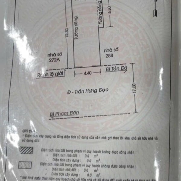 Bán nhà 270 Trần Hưng Đạo , Phường Chợ Lớn, Quận 5