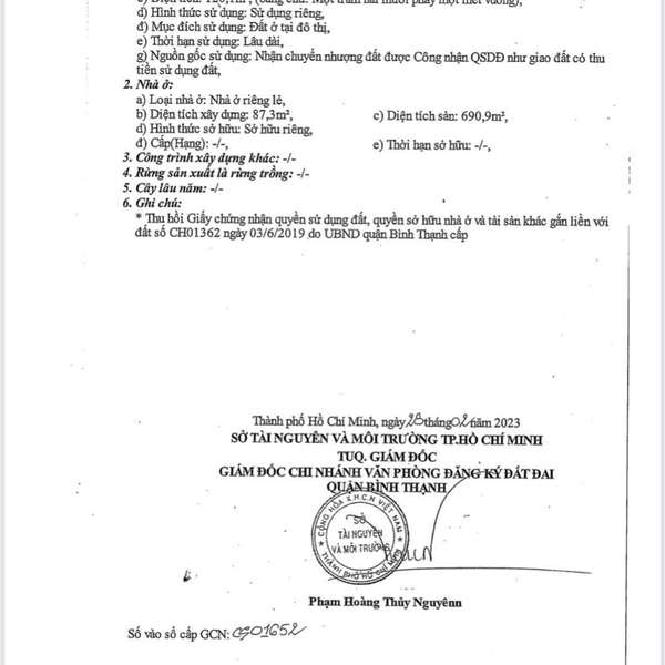 Bán toà nhà 176C Trường Sa, P. Gia Định, Quận Bình Thạnh