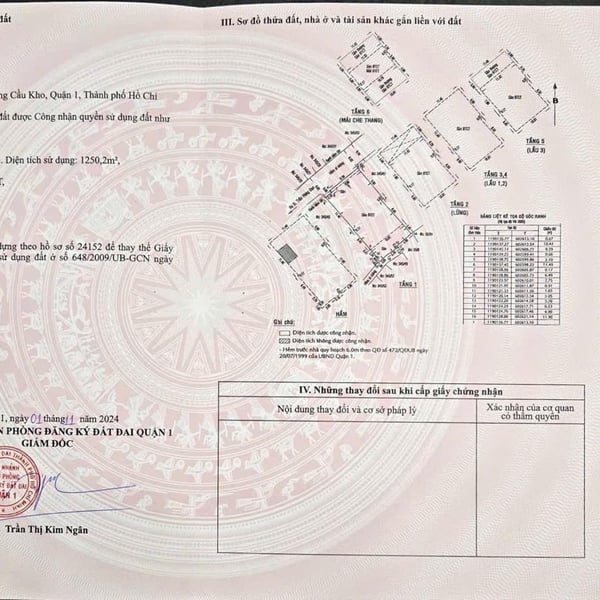 Bán tòa nhà 345/43–45A Trần Hưng Đạo, P. Cầu Kho, Quận 1
