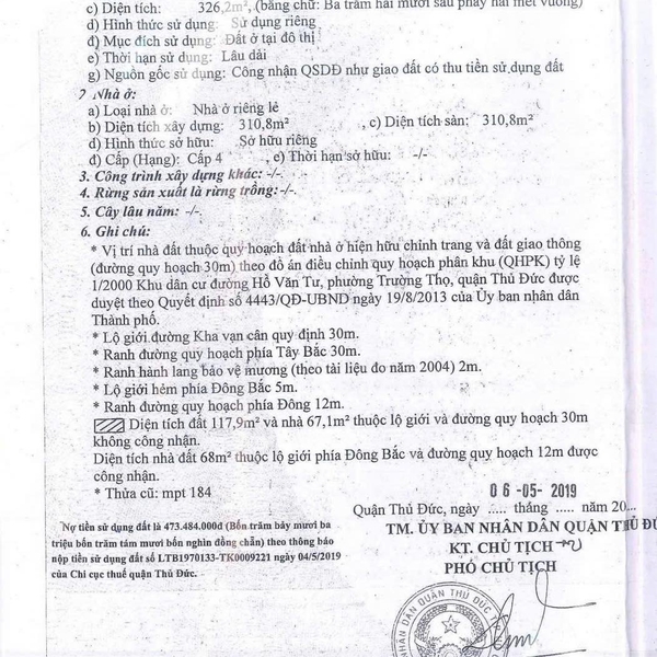 Bán tòa nhà 638 Kha Vạn Cân, P. Hiệp Bình, TP. Thủ Đức