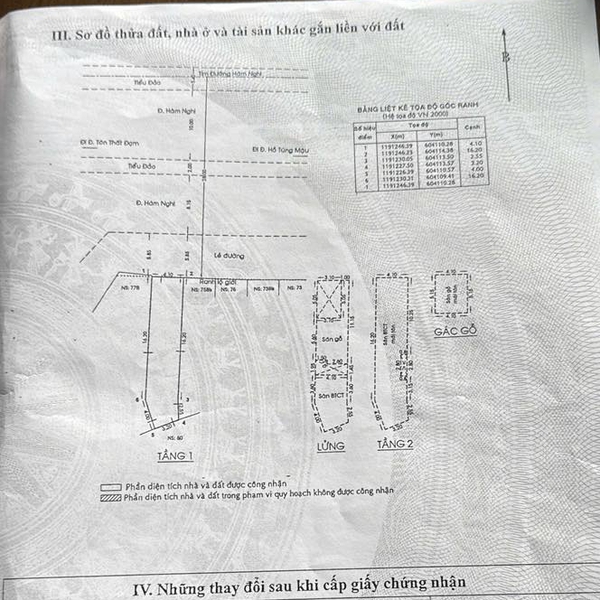 Bán nhà 75Bis - 77 Hàm Nghi, P. Sài Gòn, Quận 1