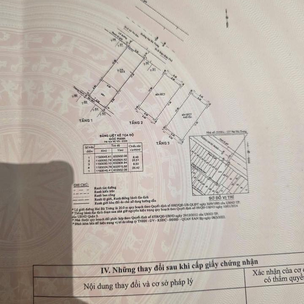 Bán nhà 225 Bis - 227 Hai Bà Trưng, P. Xuân Hoà, Quận 3