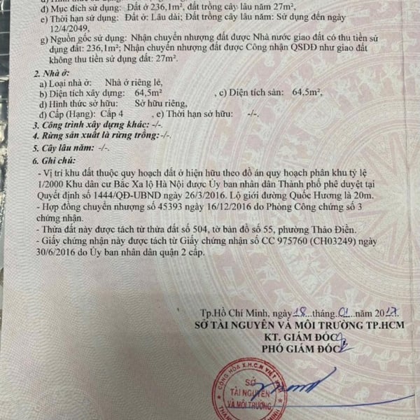 Bán toà nhà 27D Quốc Hương, P. Thảo Điền, TP Thủ Đức