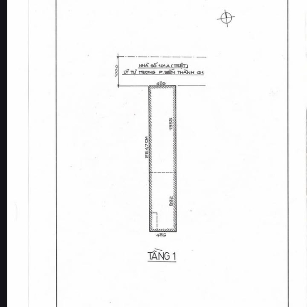 Bán nhà 101A Lý Tự Trọng, Phường Bến Thành, Quận 1