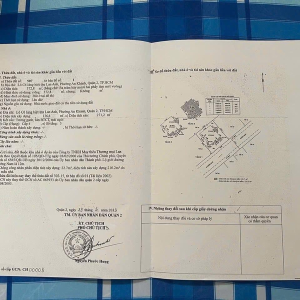 Bán biệt thự Lan Anh, Phường An Khánh, Quận 2 