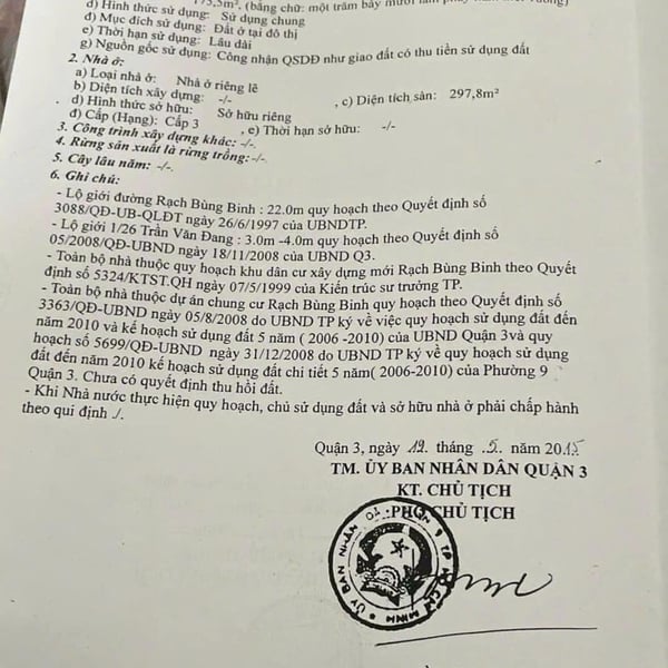 Bán nhà 63-63A- 63B-67/3 Rạch Bùng Binh, P. Nhiêu Lộc, Quận 3