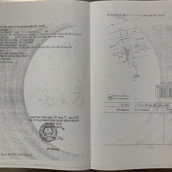 Bán nhà 434 - 436 Nơ Trang Long, P. Bình Lợi Trung, Quận Bình Thạnh