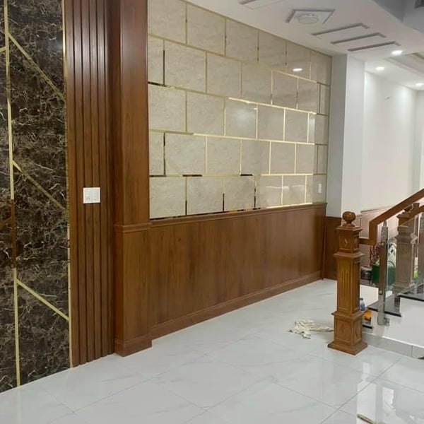 Nhà 4 tầng đường Số Tân Quy 4m x 20m