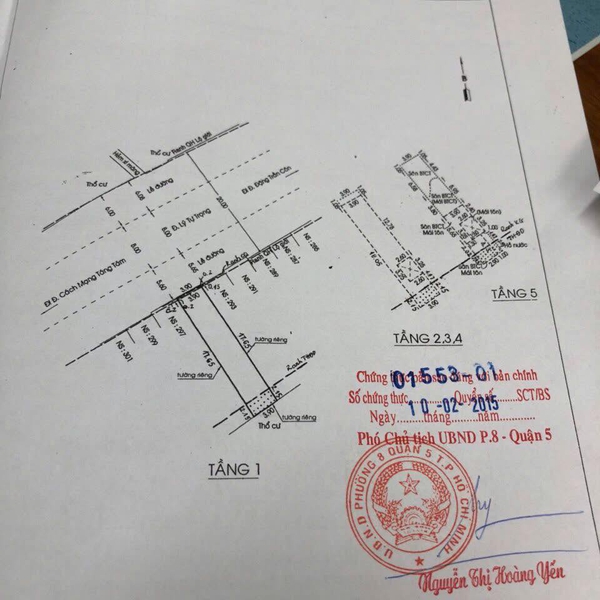 Bán nhà 293 - 295 Lý Tự Trọng, P. Bến Thành, Quận 1