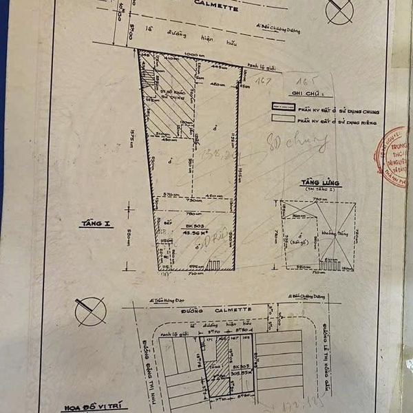 Bán nhà 165 - 167 - 169 - 171 Calmette, P. Bến Thành, Quận 1
