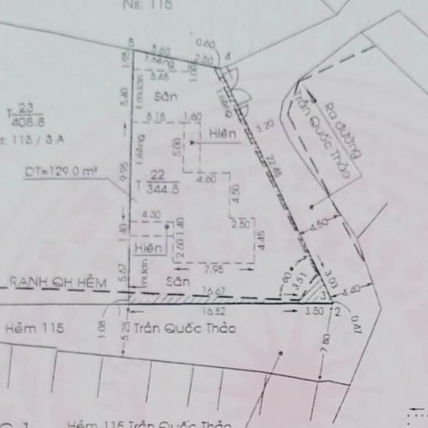 Bán biệt thự 115/4 Trần Quốc Thảo, P. Xuân Hoà, Quận 3