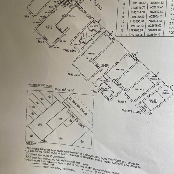 Bán toà nhà 261B Hai Bà Trưng, P. Xuân Hoà, Quận 3