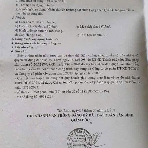 Bán toà nhà 107 Trần Quốc Hoàn, P. Tân Sơn Nhất, Quận Tân Bình