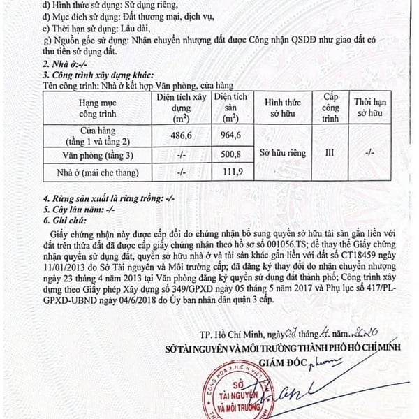 Bán nhà 359 đường Lê Văn Sỹ, Phường 13, Quận 3