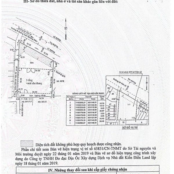 Bán nhà 359 đường Lê Văn Sỹ, Phường 13, Quận 3